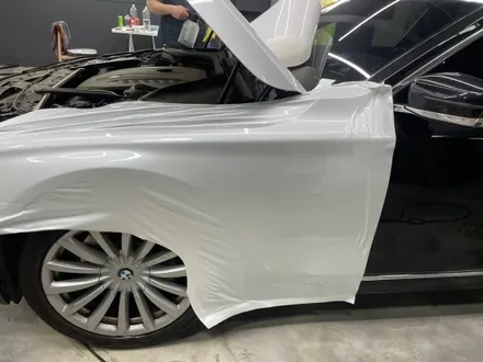[랩팩토리][전체랩핑] BMW 7시리즈 화이트 진주 펄 전체랩핑 / 구리시 갈매동