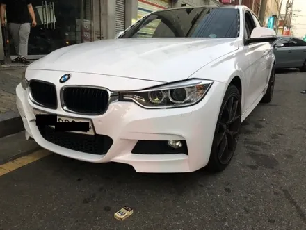 BMW 3시리즈 랩핑제거/전체랩핑/카빈스/흰색전체랩핑 / 구리시 갈매동