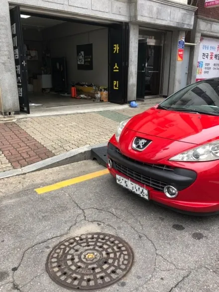 중랑구랩핑 푸조 에이버리 블랙 루프스킨 부분랩핑 시공 / 구리시 갈매동