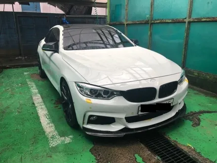 BMW 4시리즈/무광크롬/전체랩핑/무광크롬티파니/랩핑저렴한곳/랩핑제거 / 구리시 갈매동