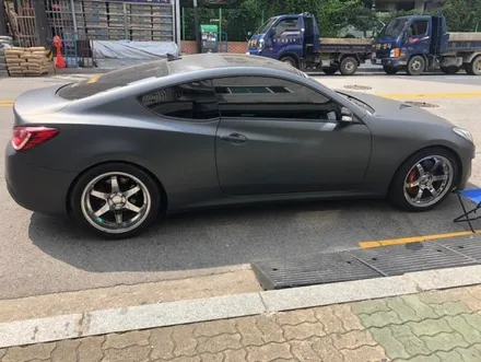 제네시스쿠페 (메탈릭 펄레드) 전체랩핑 시공 / 구리시 갈매동