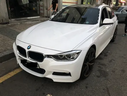 BMW 3시리즈 랩핑제거/전체랩핑/카빈스/흰색전체랩핑 / 구리시 갈매동