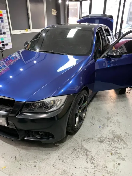 BMW E90 메탈 블루 전체랩핑 / 별내면 랩핑 / 구리시 갈매동