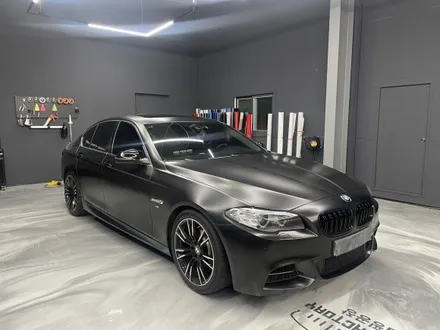 [랩 팩토리] 전체랩핑 / 퇴계원 랩핑 / BMW F10 / 사틴 블랙 / 구리시 갈매동