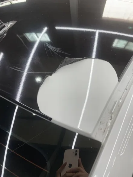 BMW3시리즈 루프스킨 재시공 슈퍼하이그로시필름시공! 도장느낌/ 셀프힐링/ 광빨필름 /유리창느낌 / 구리시 갈매동