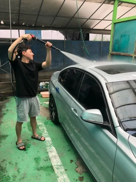BMW 3시리즈 랩핑제거/전체랩핑/카빈스/흰색전체랩핑 / 구리시 갈매동