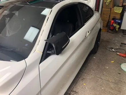 BMW 4시리즈/무광크롬/전체랩핑/무광크롬티파니/랩핑저렴한곳/랩핑제거 / 구리시 갈매동