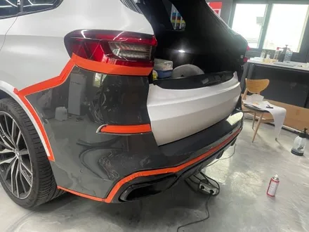 [랩팩토리]bmw x5사틴화이트전체랩핑 / 구리시 갈매동