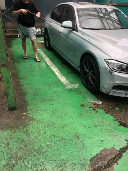 BMW 3시리즈 랩핑제거/전체랩핑/카빈스/흰색전체랩핑 / 구리시 갈매동