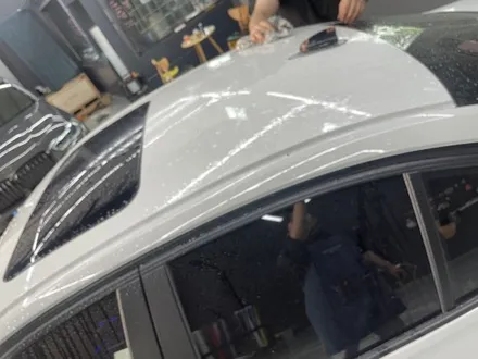 BMW3시리즈 루프스킨 재시공 슈퍼하이그로시필름시공! 도장느낌/ 셀프힐링/ 광빨필름 /유리창느낌 / 구리시 갈매동