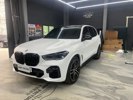 [랩팩토리]bmw x5사틴화이트전체랩핑 / 구리시 갈매동