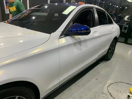 벤츠 C클래스 C250D 화이트펄 전체랩핑 시공기 / 구리시 갈매동