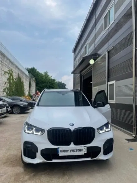 [랩팩토리]bmw x5사틴화이트전체랩핑 / 구리시 갈매동