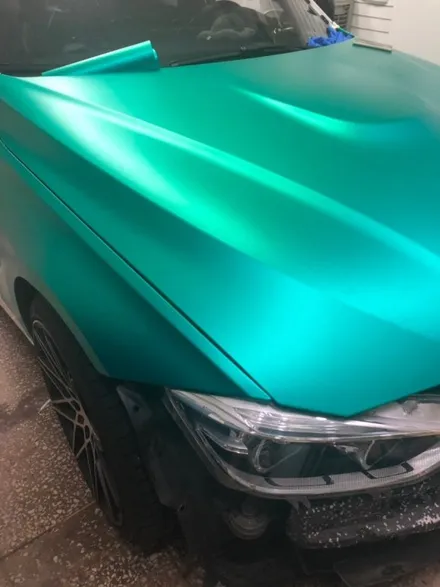 BMW3시리즈/무광크롬/전체랩핑/카빈스/제이엠커스텀/광진구랩핑 / 구리시 갈매동