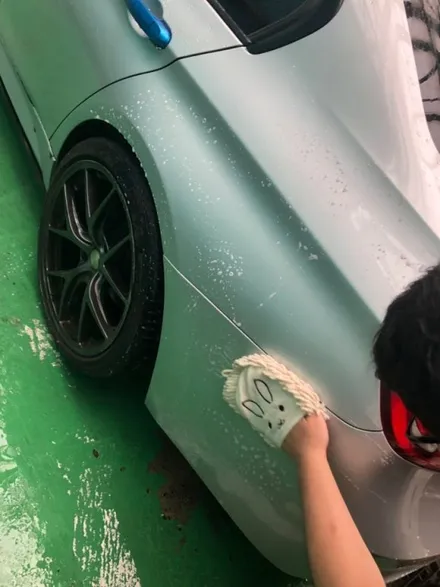 BMW 3시리즈 랩핑제거/전체랩핑/카빈스/흰색전체랩핑 / 구리시 갈매동