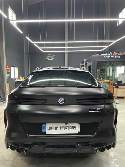 [랩팩토리][전체랩핑] BMW X6M 에이버리 사틴블랙 전체랩핑 / 구리시 갈매동