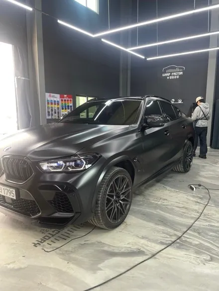 [랩팩토리][전체랩핑] BMW X6M 에이버리 사틴블랙 전체랩핑 / 구리시 갈매동