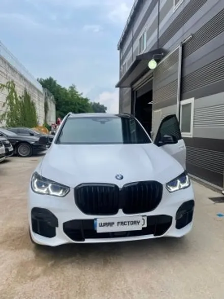 [랩팩토리]bmw x5사틴화이트전체랩핑 / 구리시 갈매동