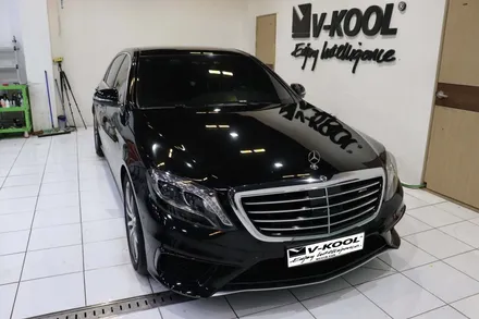 제주전체랩핑 벤츠 S63AMG 3M1080 사틴블랙!! / 제주 도남동