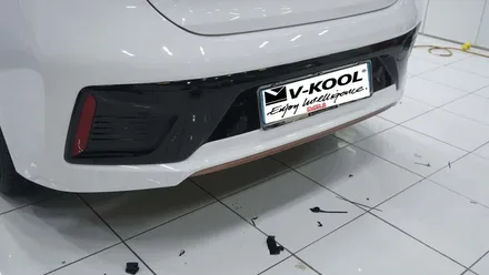 제주랩핑 전기차아이오닉 루프스킨과 범퍼 부분랩핑. / 제주 도남동