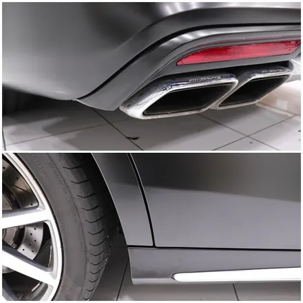 제주전체랩핑 벤츠 S63AMG 3M1080 사틴블랙!! / 제주 도남동