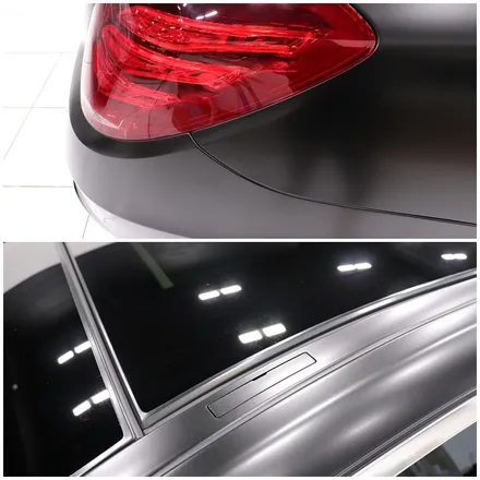 제주전체랩핑 벤츠 S63AMG 3M1080 사틴블랙!! / 제주 도남동