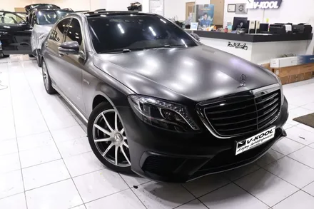 제주전체랩핑 벤츠 S63AMG 3M1080 사틴블랙!! / 제주 도남동