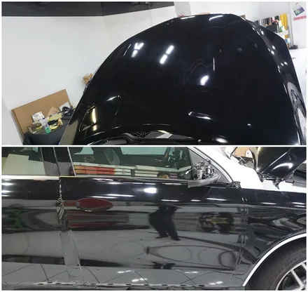 [제주전체랩핑] 벤츠GLE350쿠페 3M1080블랙유광 시공 / 제주 도남동