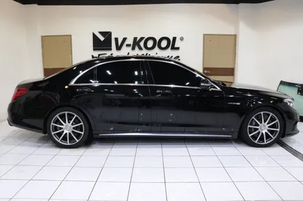 제주전체랩핑 벤츠 S63AMG 3M1080 사틴블랙!! / 제주 도남동