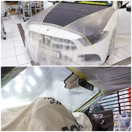 벤츠 CLS 400d 브이쿨K로 전체썬팅 시공기 2탄! / 제주 도남동