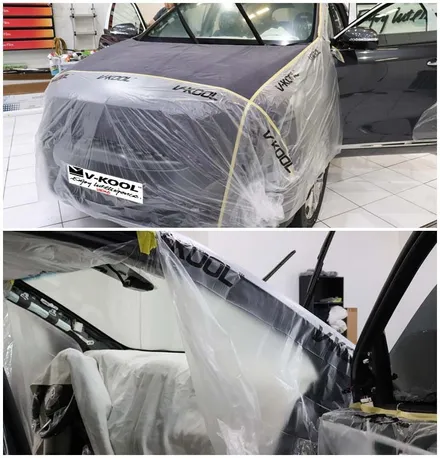 제주썬팅 올뉴쏘렌토 2대입고, 썬팅도 같은 브이쿨K로 시공! / 제주 도남동