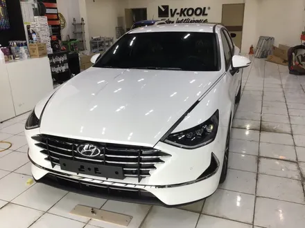 제주 썬팅 신형 쏘나타 브이쿨K로 풀썬팅 하다. / 제주 도남동