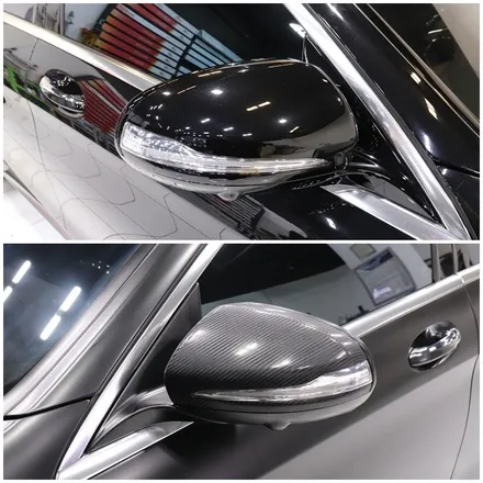제주전체랩핑 벤츠 S63AMG 3M1080 사틴블랙!! / 제주 도남동