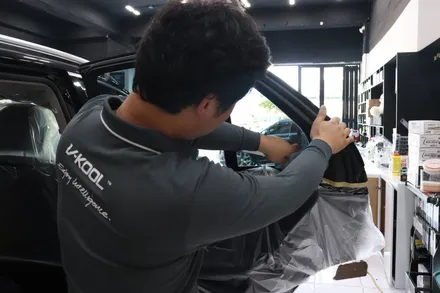 제주 열반사썬팅 브이쿨X필름으로 GLE450 시공! / 제주 도남동