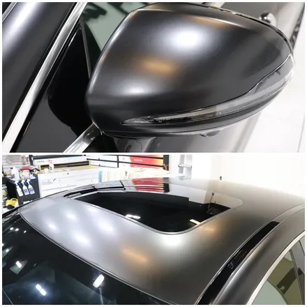벤츠CLS 400d 사틴블랙 전체랩핑~시공기1탄! / 제주 도남동