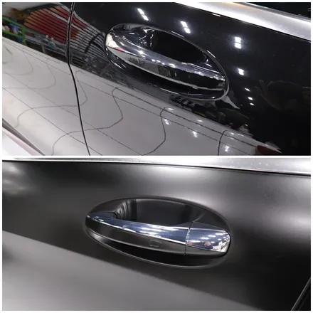 제주전체랩핑 벤츠 S63AMG 3M1080 사틴블랙!! / 제주 도남동