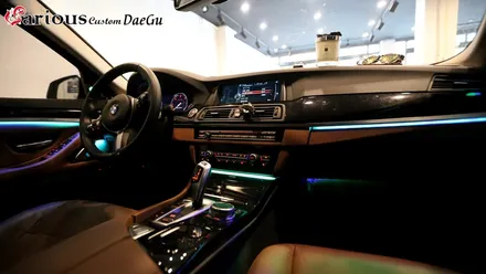 BMW 520d 새로운 엠비언트라이트 [ 공조기, 후석, 풋등 ] / 대구 구미