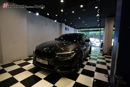 BMW G30 5시리즈 본넷방음 그리고 회오리트위터, 미드레인지 엠비언트 세트 시공 / 대구 구미