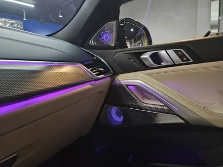 대구 BMW X6 회오리 엠비언트 스피커 커버 시공 실내 분위기 완벽 업그레이드 / 대구 구미