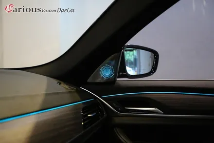 BMW G30 5시리즈 본넷방음 그리고 회오리트위터, 미드레인지 엠비언트 세트 시공 / 대구 구미