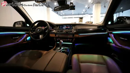 BMW 520d 새로운 엠비언트라이트 [ 공조기, 후석, 풋등 ] / 대구 구미