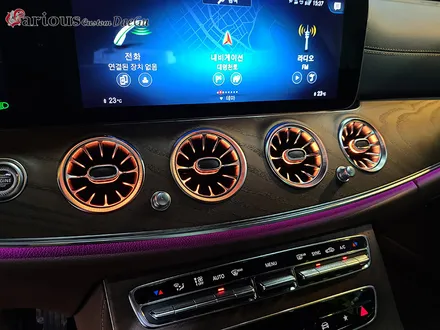대구 벤츠 W213 E클래스 엠비언트송풍구, 계기판엠비언트라이트 깔끔하게 작업하기 / 대구 구미