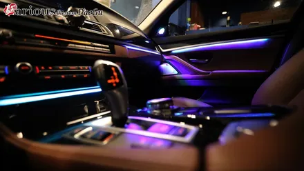 BMW 520d 새로운 엠비언트라이트 [ 공조기, 후석, 풋등 ] / 대구 구미