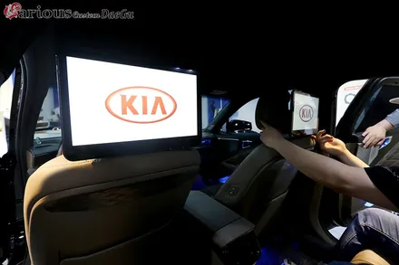 대구 기아 K8 안드로이드 리어 모니터로 럭셔리하게~ / 대구 구미