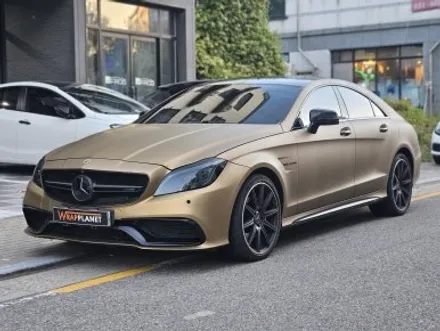 [랩플래닛]-김포랩핑 CLS63 AMG 전체랩핑 비닐프로그 사틴샴페인골드 / 김포시 마산동