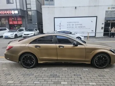 [랩플래닛]-김포랩핑 CLS63 AMG 전체랩핑 비닐프로그 사틴샴페인골드 / 김포시 마산동