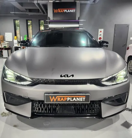 기아 EV6 GT 전체랩핑과정 에이버리 매트메탈릭차콜그레이 김포랩핑 인천랩핑 부천랩핑 일산랩핑 / 인천 서구