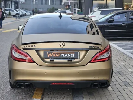 [랩플래닛]-김포랩핑 CLS63 AMG 전체랩핑 비닐프로그 사틴샴페인골드 / 김포시 마산동