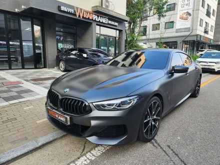 랩플래닛]BMW 8시리즈 840i에이버리 사틴블랙락그레이 전체랩핑 과정및 크롬딜리트 김포랩핑 시흥랩핑 은평구랩핑 인천랩핑 / 인천 서구
