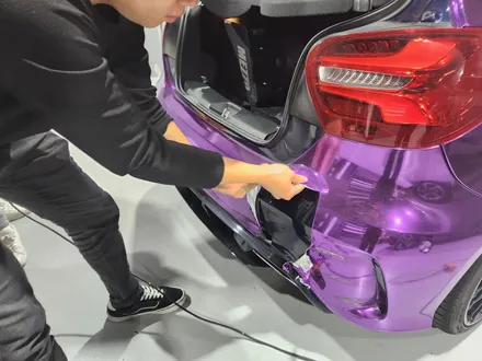 A45AMG 에이버리 사틴쿨틸 전체랩핑 제거,전체랩핑과정 / 인천 서구
